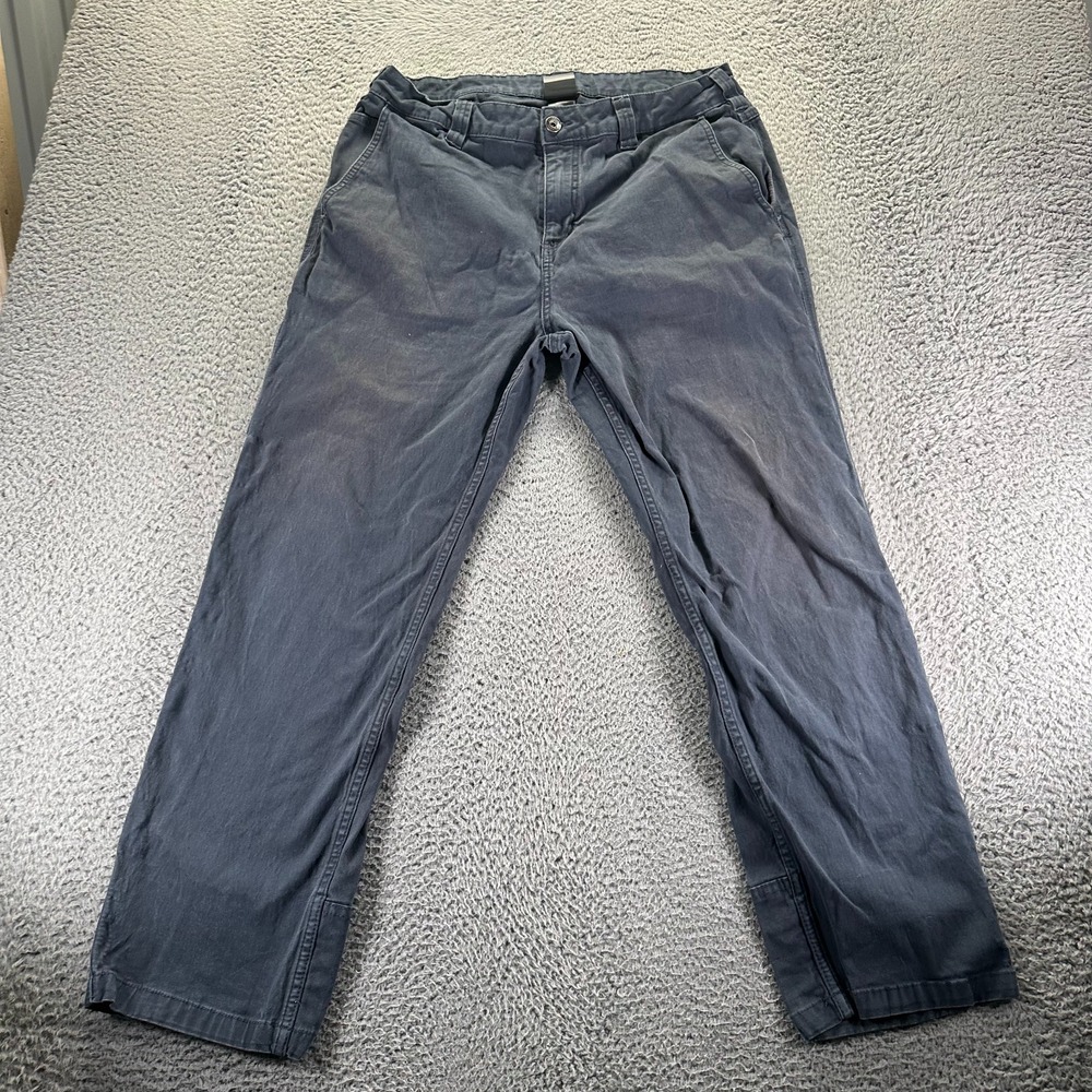 Colorado Pant Mens 36x32 Gray Cotton Carpenter Workwear Utility Stretch Travel